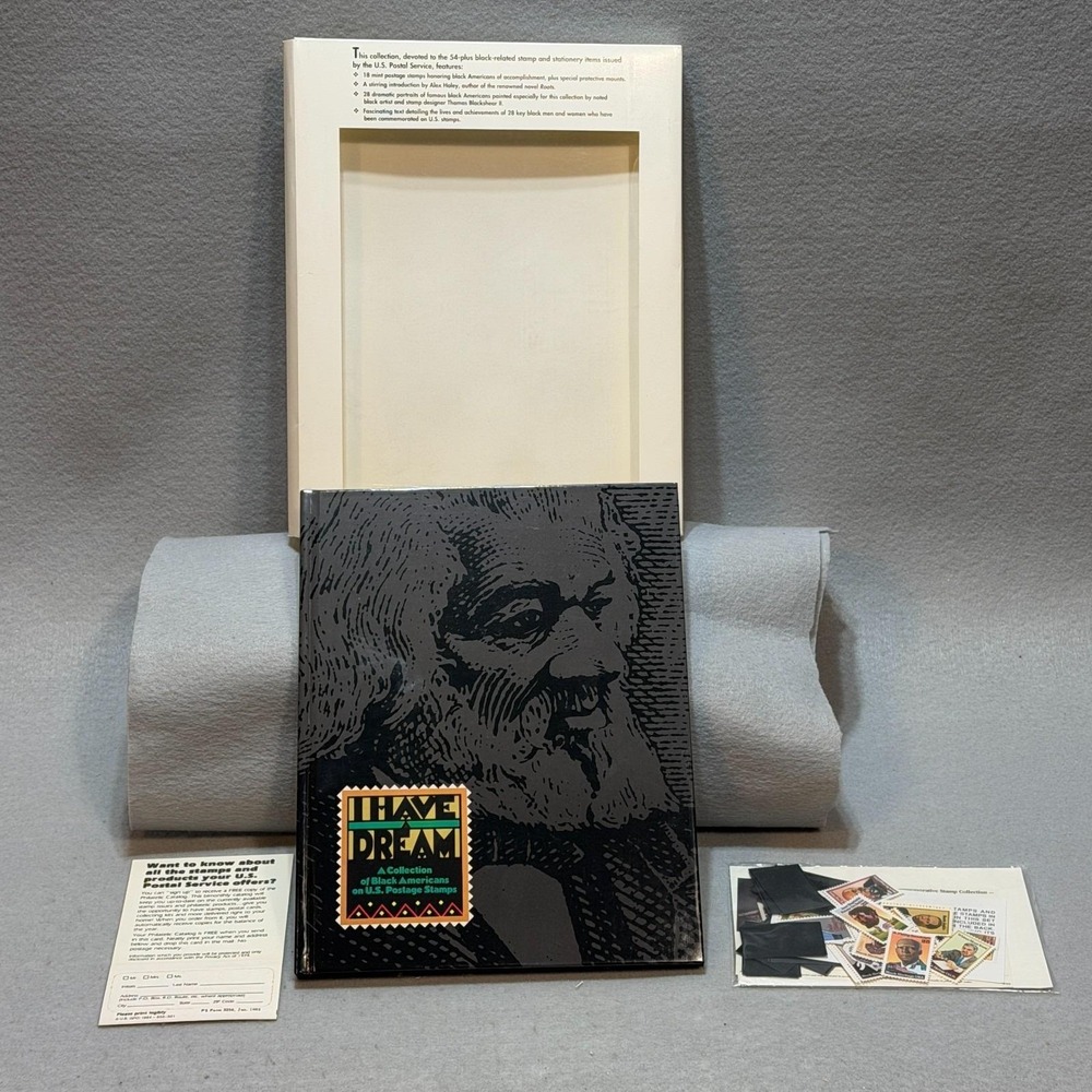 Vintage 1991 USPS I Have a Dream Stamp Collection Unused Black Heritage Stamps